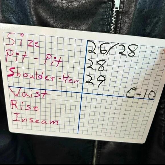 Lane Bryant Women’s moto faux leather jacket black bikercor streetwear plus size - Picture 11 of 11